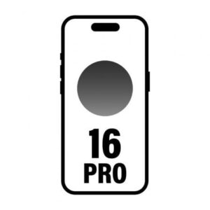 Smartphone Apple iPhone 16 Pro 256GB/ 6.3"/ 5G/ Titanio Negro